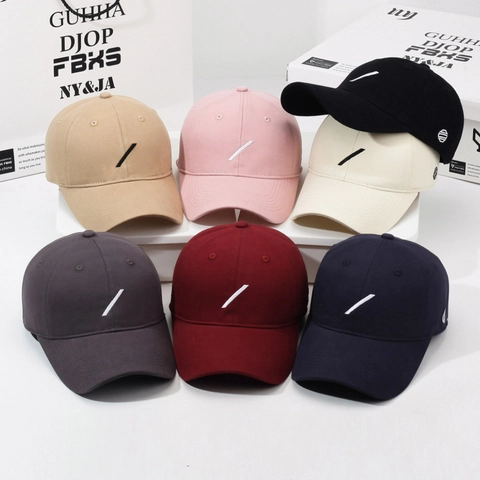 Cotton Baseball Cap Embroidered Minimalist Adjustable Leisure Sport Dad Hat Sun Protection Unisex