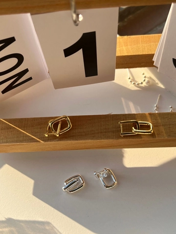 925 Sterling Zilveren Geometrische U-Vormige Hoop Oorbellen Voor Vrouwen Minimalistisch 18K Verguld Luxe Ontwerp Mode Sieraden