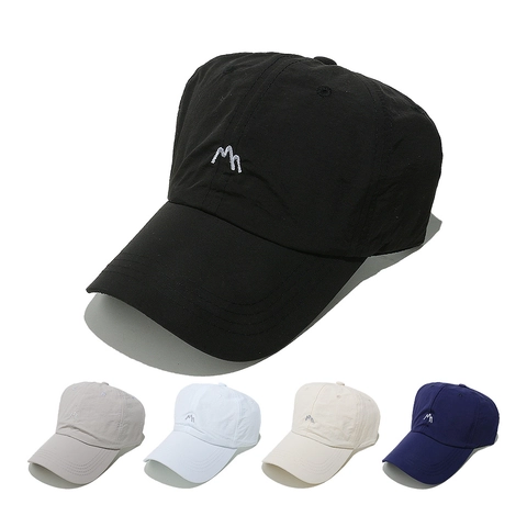 Quick Dry Baseball Cap Polyester Breathable Mountain Embroidery Outdoor Sun Hat Unisex Adjustable Sports Casual