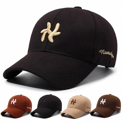 Cotton Baseball Cap With Letter Embroidery Adjustable Sun Hat Breathable Casual Retro Style For Men Women Outdoor