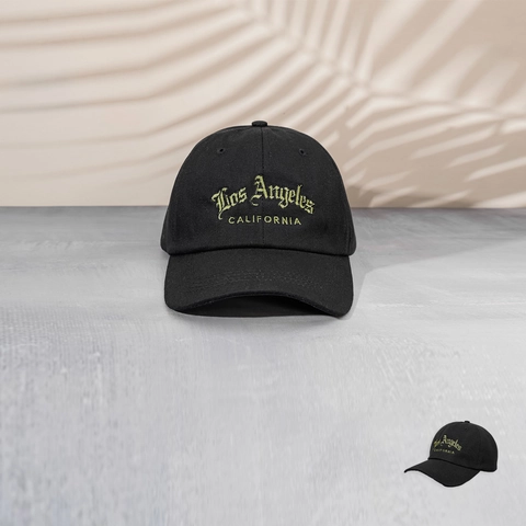Baseball Cap Cotton Sun Protection Los Angeles Letter Embroidery Adjustable Strap Casual Sport Sun Hat For Women Men
