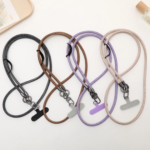 Fashion Denim Phone Lanyard Crossbody Chain For Phone Case Bag Decoration Accessories Adjustable Shoulder Strap For Women