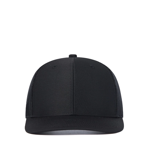 Trucker Hat Mesh Cap Slightly Curved Brim Breathable Sunshade Outdoor Adjustable Casual Baseball Hat For Men Women