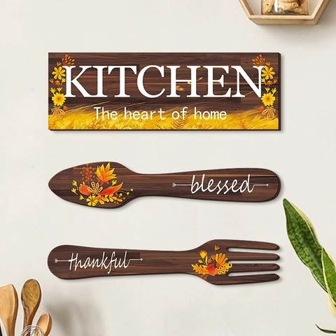 Insegne Da Parete Per Cucina Rustica Decorazione Per Fattoria In Legno Girasole Tema Autunnale Placche Decorative Con Ganci In Metallo