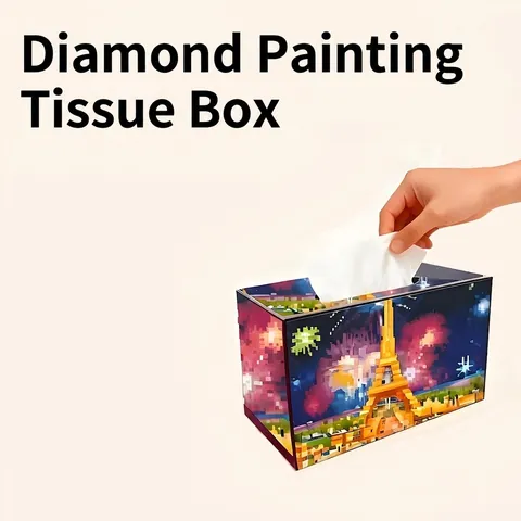 DIY Diamond Painting Taschentuchbox Kit Strass Acryl Mosaik Stickerei Handgemachte Kristall Kunst Handwerk Deko