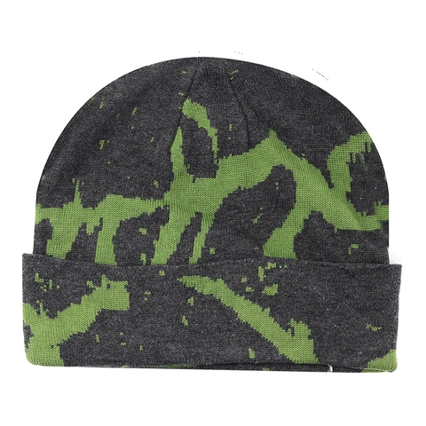 Bonnet En Tricot D'hiver Polyester Chaud Motif Graffiti Abstrait Extérieur Cyclisme Streetwear Tendance Pour Unisexe