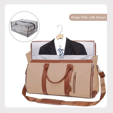 Umwandelbare Kleidertasche Reisetasche Für Anzugaufbewahrung Multifunktionale Wasserdichte Gepäck Handtasche Geschäftsreise Übernachtungstasche Unisex