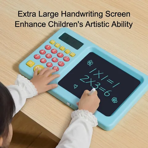 Macchina Per Calcolo Mentale Portatile Bambini Giocattolo Apprendimento Matematico Tavoletta Scrittura LCD Disegno Trainer
