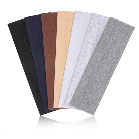 Sports Headband Sweatband Elastic Cotton Polyester Non Slip For Running Yoga Fitness Outdoor Unisex