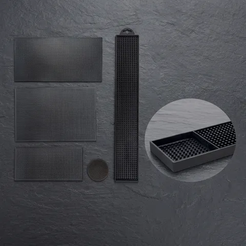 Bar Service Mat PVC Siliconen Afdruipmat Antislip Hittebestendig Voor Keuken Koffie Shop Aanrecht Flexibel