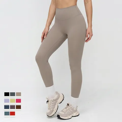 Pantalones De Yoga Cintura Alta Mujer Control De Abdomen Levantamiento De Glúteos Leggings Fitness Running