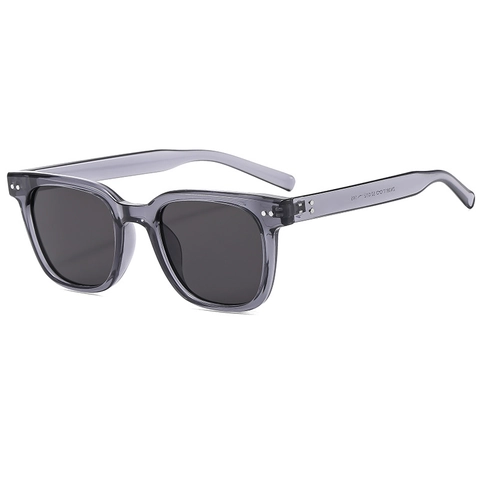 Square Polarized Sunglasses Retro Fashion Anti Blue Light Glasses Plastic Frame UV400 Protection For Men Women