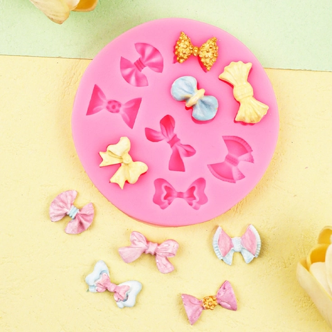 Stampo In Silicone Fiocco DIY Forme Multiple Fondente Cioccolato Decorazione Torte Strumento Da Forno Rotondo