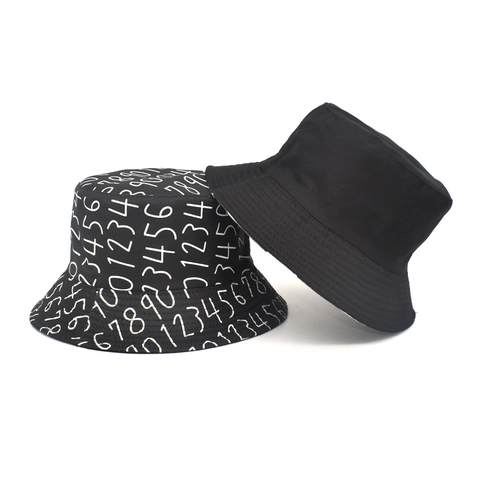 Cappello Alla Pescatora Moda Cotone Stampa Digitale Protezione Solare Outdoor Streetwear Unisex
