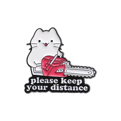Punk Divertente Spilla in Lega Smaltata Fumetto Meme Gatto Rana Scheletro Distintivo per Zaino Abbigliamento Giacca Accessorio