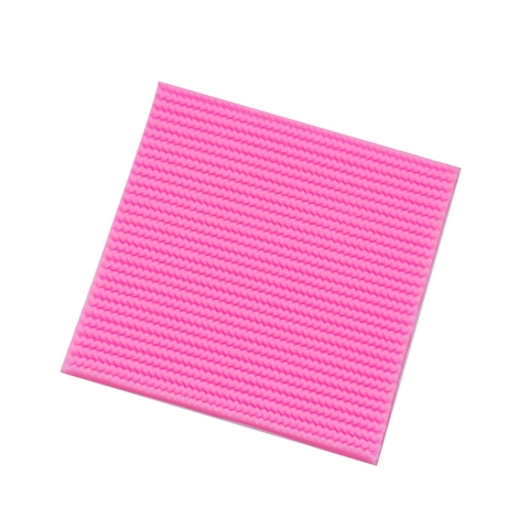 Tapis Impression Fondant Silicone Texture Tricot Motif Pull Moule Décoration Gâteau Outil Pâtisserie Bricolage Argile
