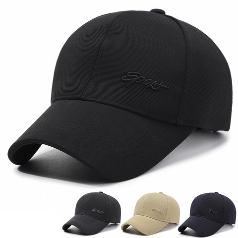 Sport Baseballkappe Bestickt Baumwolle Polyester Verstellbar Outdoor Sonnenschutz Freizeit Für Herren