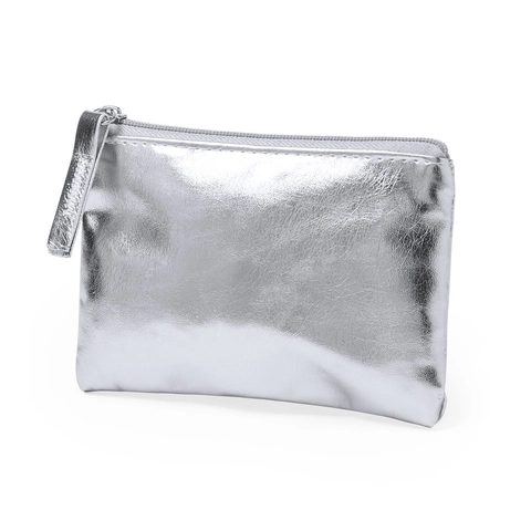 Coin Purse Metallic PU Leather Waterproof Zipper Mini Pouch Minimalist Portable Storage Bag For Women