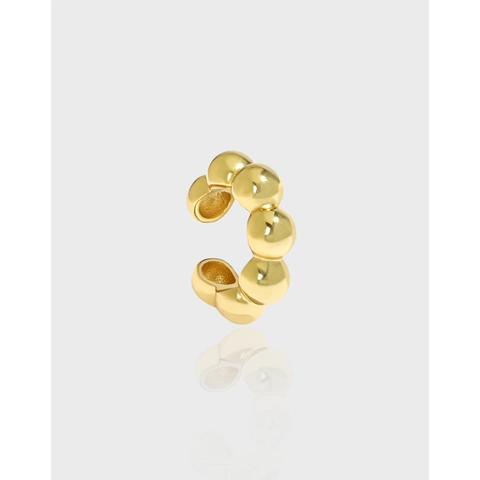 Minimalistische 925 Sterling Zilveren Ear Cuffs Kralen Ronde Bal Geometrische Zonder Piercing U-Vormige Clip Oorbellen