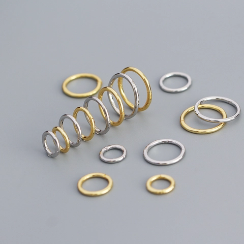 925 Sterling Silber Creolen Minimalistische Klappscharnierringe Für Damen Geometrischer Runder Knorpel Piercing Schmuck