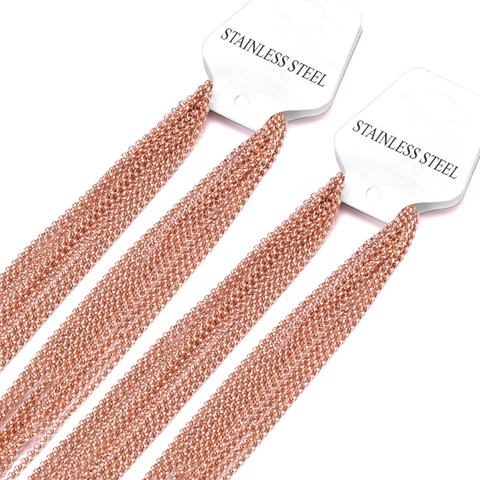Collana A Catena A O In Acciaio Inossidabile Gioielli Minimalisti Durevoli Per Donne E Uomini
