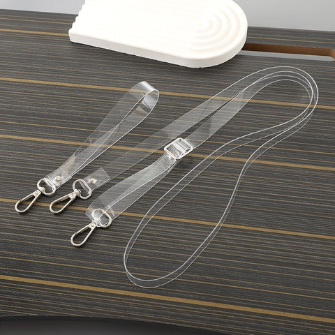 Transparent TPU Phone Charm Strap For Bag Keychain Adjustable Clear Chain Lanyard For Women DIY Stylish Accessory Fashion
