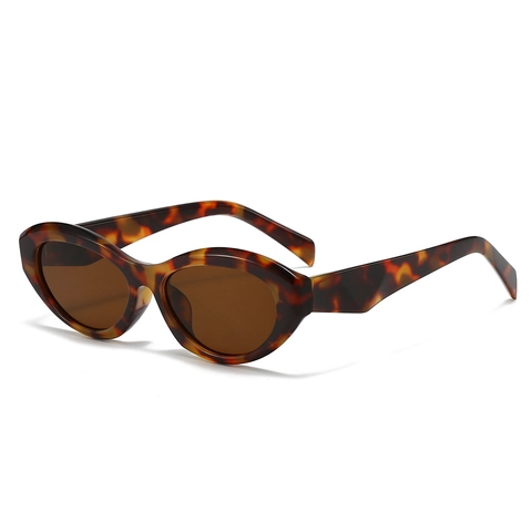 Retro Oval Cat Eye Sonnenbrille Vintage Kleine Rahmen PC Rahmen UV400 Schutz Y2K Streetwear Mode Für Damen Herren