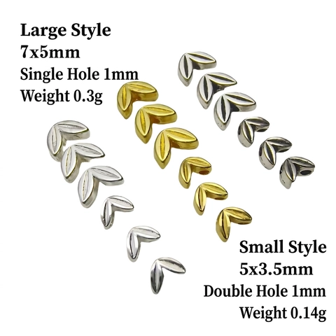 Blatt Weizenähre Legierung Zwischenperlen Vintage DIY Armband Halskette Schmuckherstellung Zubehör