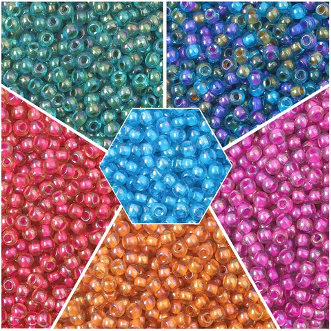 Perle Di Vetro Cangianti Perle Distanziatrici Sfuse Rotonde Per La Creazione Di Gioielli Artigianato Fai Da Te Braccialetto Collana Accessori Colorati Con Lustro AB