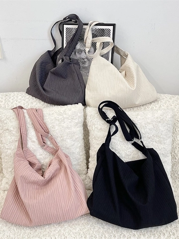 Plissee Schultertasche Mit Großer Kapazität Verstellbarer Gurt Polyester Lässige Hobo Tasche Für Damen