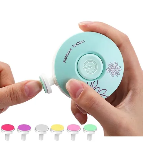Elektrische Nagelslijper Voor Baby's Draagbare Veilige Stille Manicure Pedicure Tool Voor Baby's Volwassenen Plastic