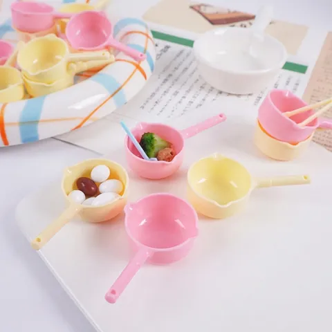 Mestolo Per Acqua In Miniatura Simulazione Cucchiaio Di Plastica Accessori Per Cucina Casa Delle Bambole Giocattolo Per Bambini Colori Macaron