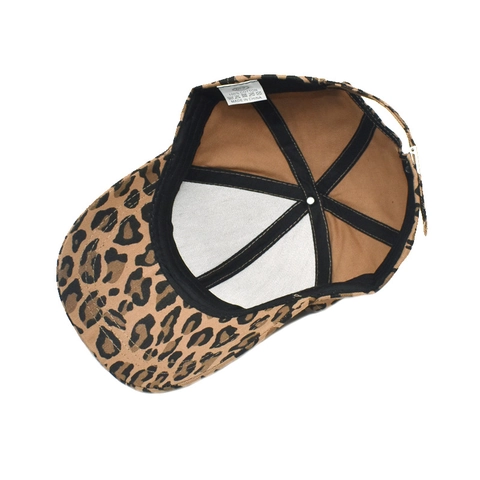 Cappellino Da Baseball Con Stampa Leopardata Di Moda In Cotone Cappello Da Sole Casual Con Fibbia In Metallo Regolabile
