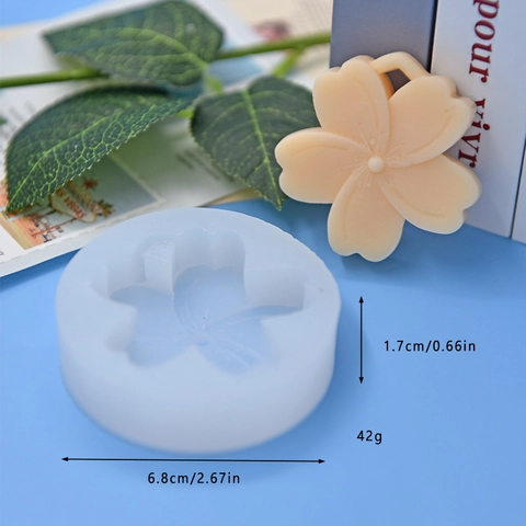 Kirschblütenform Silikonform Für DIY Backen Tortendekoration Handgemachte Seife Harz Kerze Handwerk Floral