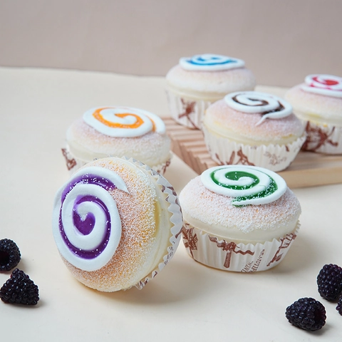 Τεχνητά Cupcakes Μοντέλα Κέικ Προσομοίωσης Μαλακό PU Squishy Παιχνίδι Ανακούφισης Άγχους Ρεαλιστικό Ψεύτικο Επιδόρπιο Διακόσμηση Σπιτιού