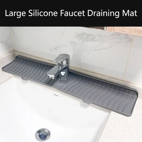 Tappetino Di Drenaggio In Silicone Per Rubinetto Protezione Dagli Schizzi Lavandino Antiscivolo Per Cucina Bagno