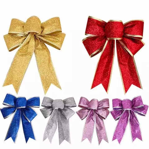 Fiocchi Di Natale Glitterati Luccicanti Ornamenti Da Appendere Per Albero Ghirlande Decorazione Per Feste Fai Da Te Elegante