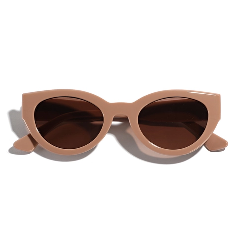 Occhiali Da Sole Cat Eye Retrò Protezione UV400 Montatura In PC Lenti AC Occhiali Alla Moda Vintage Per Donna Uomo