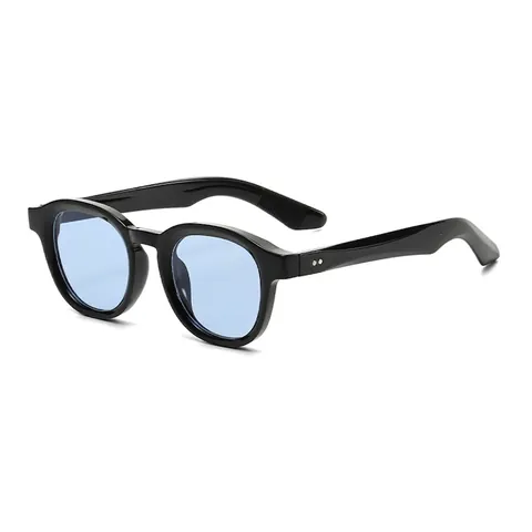 Gafas De Sol Redondas Retro Montura PC Lentes AC Vintage Tendencia Para Hombres Mujeres