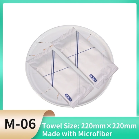 Salviette Umidificate Monouso Microfibra Confezionate Singolarmente Senza Profumo Portatile Per Viaggi Hotel
