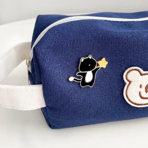 Spilla In Smalto Con Animali Cartoni Animati Lega Goccia Olio Stella Coniglio Gatto Volpe Spilla Accessorio Per Zaino Vestiti