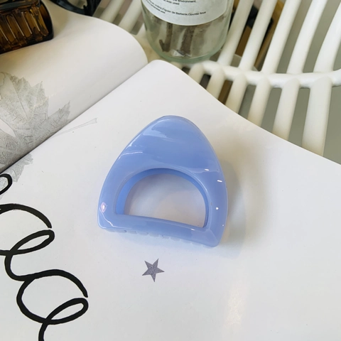 Pinzas Para El Cabello Triangulares Geométricas Acetato Resina Soporte De Cola De Cavallo Alta Agarre De Tiburón Accesorios