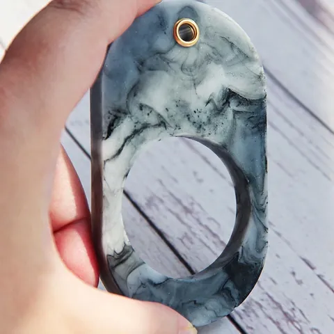Purple Silicone Molds For DIY Resin Casting Pendant Keychain Making Quicksand Hollow Design Plaster Aromatherapy Craft Tools