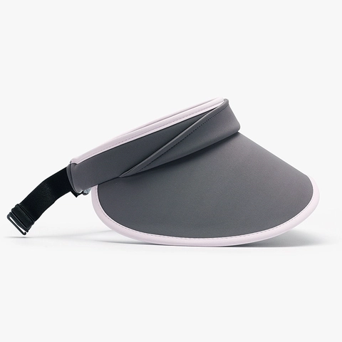 Cappello Visiera Parasole Donna Top Vuoto Tesa Larga Anti-UV UPF 50+ Regolabile Traspirante Raso Di Ghiaccio Viaggio
