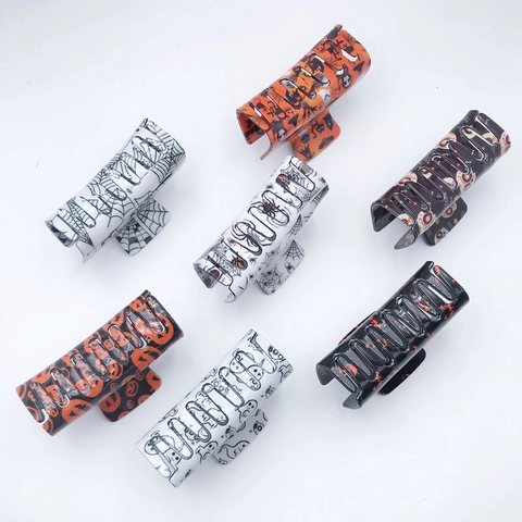 Pinza Per Capelli Halloween In Plastica PVC Con Motivi Di Zucca E Fantasma Ideale Per Feste E Acconciature Festive Divertenti