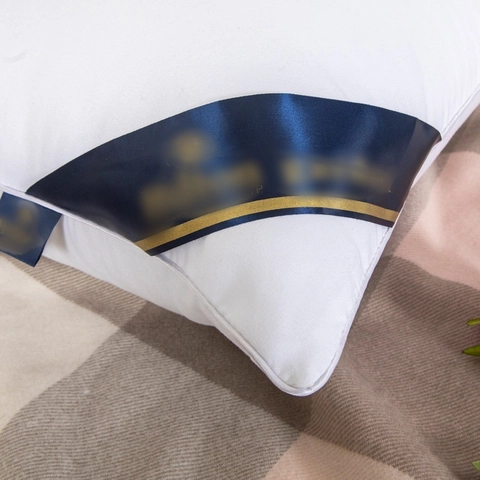 Hotel Quality Bed Pillows Soft Breathable Polyester Fiber Filling Quilted Rectangular Sleeping Pillow For Bedroom