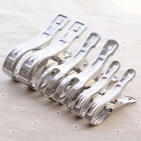 Mollette Per Bucato In Acciaio Inossidabile Grandi Clip Per Trapunta Antivento Mollette Per Biancheria Domestica Per Asciugatura