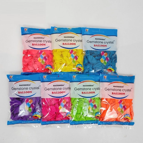 Crystal Transparent Latex Balloons Round Colorful Party Birthday Wedding Decoration Atmosphere Ornament