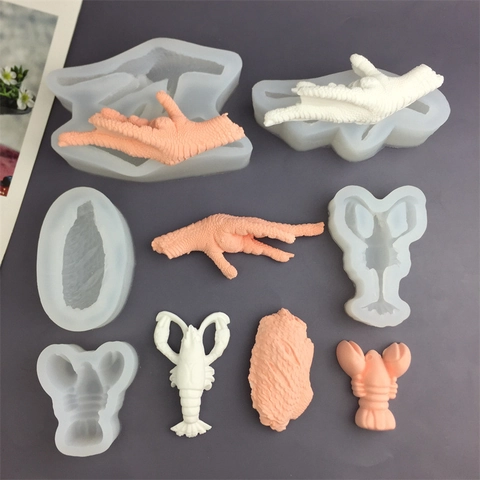 Realistische Hühnerfüße Hummer Flügel Silikonform Für Mousse Kuchen Dekoration DIY Backen Fondant Schokolade Seife