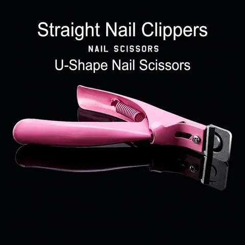 Coupe-Capsules En Acier Inoxydable Coupe-Capsules En U Professionnel Pour Faux Ongles Outil De Manucure Salon